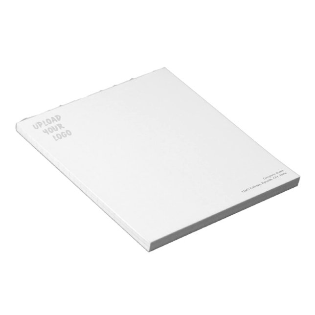 Custom Personalized Watermark Logo Notepad (Angled)