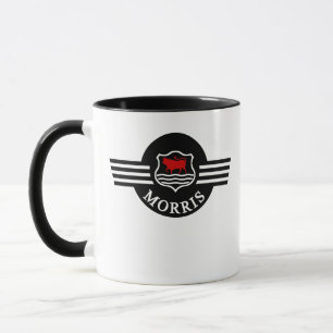 Custom Personalized white Morris Minor mug