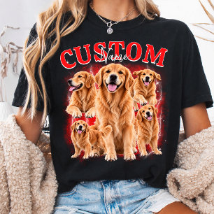 Custom Pet 90s Bootleg Vintage Photo T-Shirt