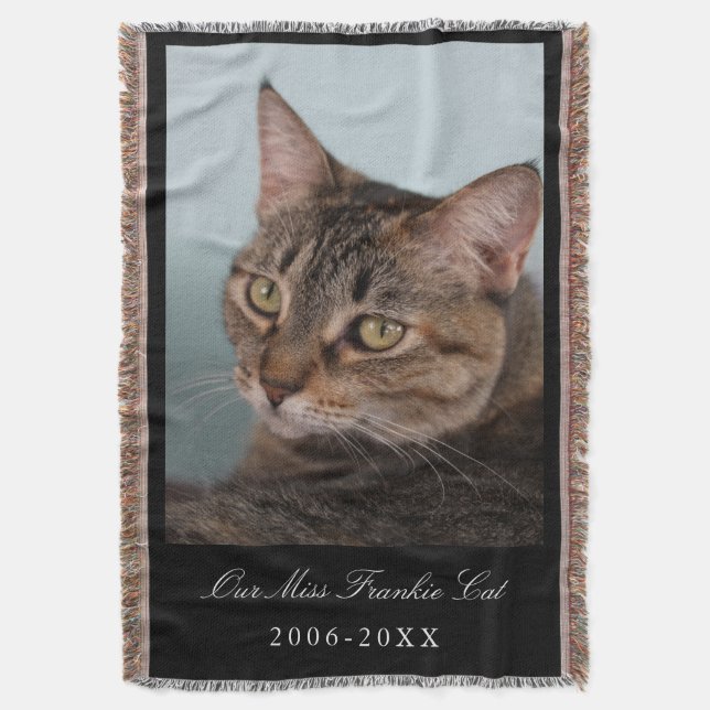 Custom Pet Blanket - Your Pet Memorial (Front Vertical)
