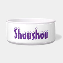 Custom pet bowl