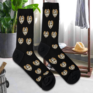 Custom Pet Cat Dog Photo Modern Personalized Socks