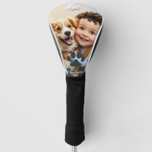 Custom Pet & Child Photo Golf– Personalized gift   Golf Head Cover