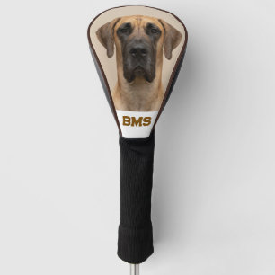 Custom Pet Dog Photo Great Dane Personalized Name Golf Head Cover