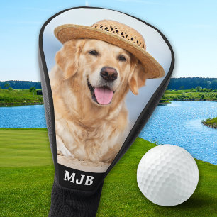 Custom Pet Dog Photo Modern Personalised Golf Head Cover
