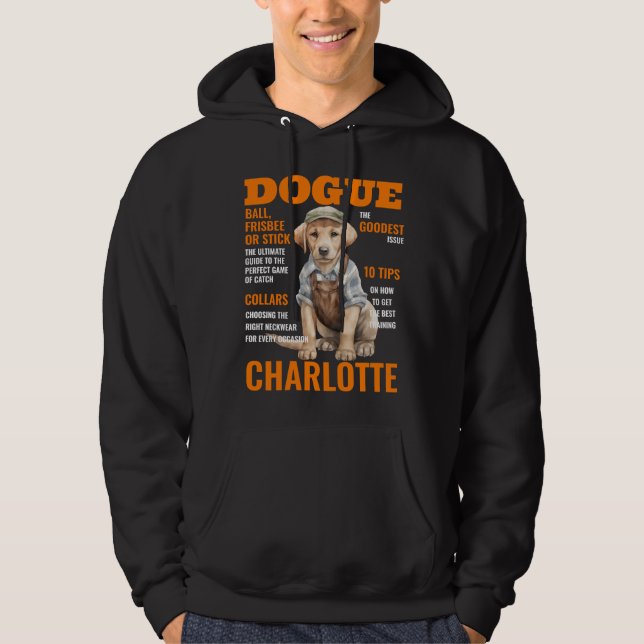 Custom Pet Dog Photo Personalised Cute Hoodie (Front)
