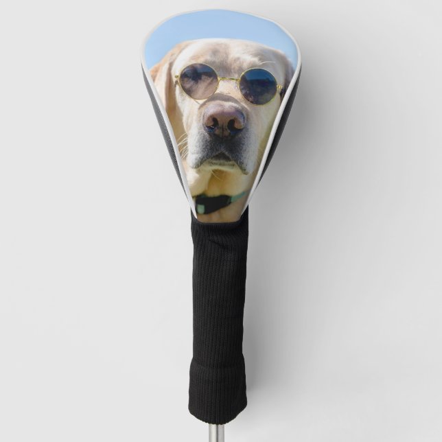 Custom Pet Dog Photo Personalised Golf Head Cover (Front)