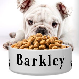 Custom Pet Dog Puppy Cute Personalised Food Water Bowl