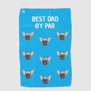 Custom Pet Face Dog Dad Cat Dad Personalised Golf Towel