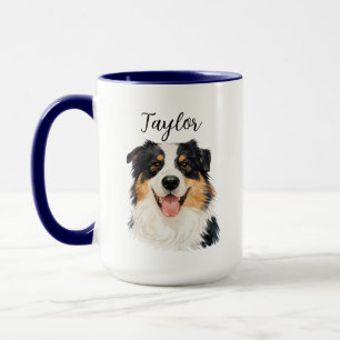 Custom Pet from Photo & Name – Personalized Dog Mug