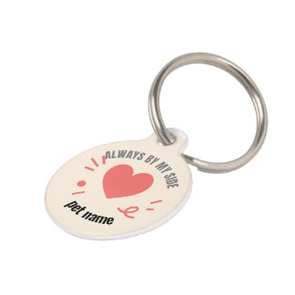Custom Pet ID Tag – Always By My Side
