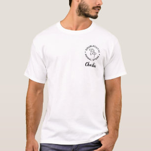 Custom Pet & Logo T-Shirt with Photo & Name