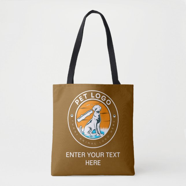 Custom PET Logo Tote Bag | Personalized Business  (Front)