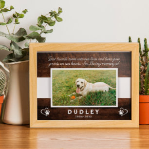 Custom Pet Memorial keepsake Photo Poster