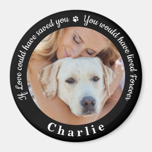 Custom Pet Memorial Pet Loss Keepsake Dog Photo Magnet