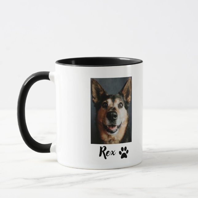Custom Pet Mug with Name (Left)