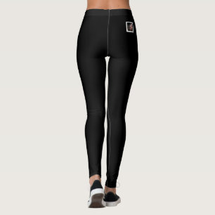Custom Pet Mum Cat Lover Activewear Sports Black Leggings