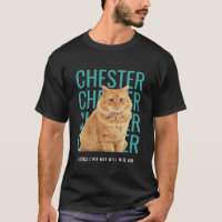 Custom Pet Name and Photo Funny Cat Lover Vintage