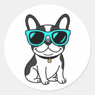 Custom Pet Name French Bulldog Sticker - Personali