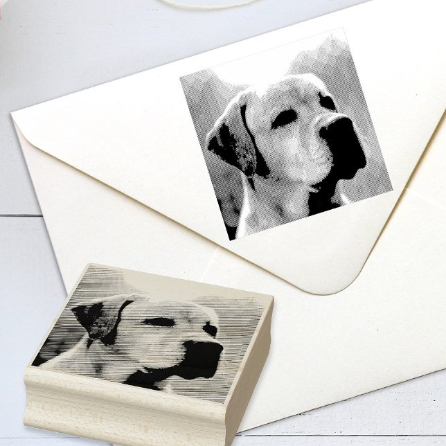 Custom Pet Or Any Other Photo Personalised Rubber Stamp (Creator Uploaded)