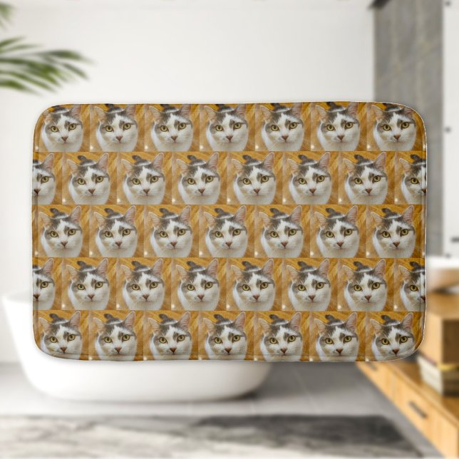 Custom Pet or Family Photo Personalised Bath Mat (Creator Uploaded)