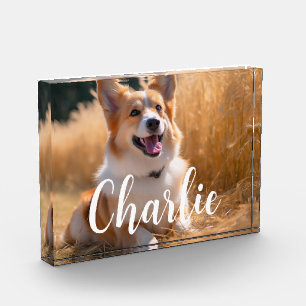 Custom Pet Photo Block