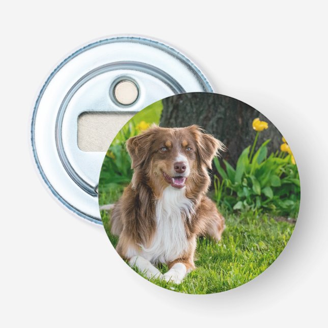 Custom Pet Photo Bottle Opener (Front)