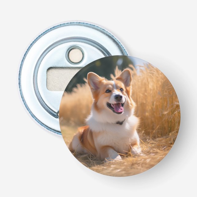 Custom Pet Photo Bottle Opener (Front)