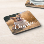 Custom Pet Photo Coaster<br><div class="desc">Turn your favourite photo into a unique, personalised gift! Use a family picture, a cute pet photo, or any image you love to create something special. Perfect for holidays or any occasion, these gifts are sure to make your loved ones smile. Note: The photo shown is just an example. Please...</div>