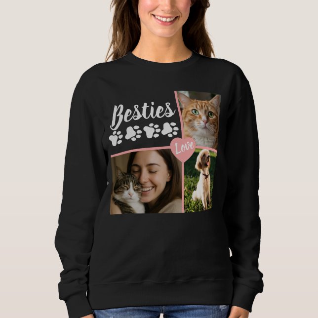 Custom Pet Photo Collage  Sweatshirt (Front)