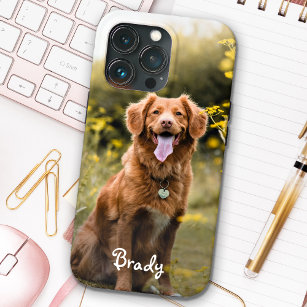 Custom Pet Photo Dog Cat iPhone 15 Mini Case