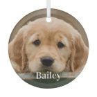 Custom Pet Photo Dog Lover Modern Simple Keepsake