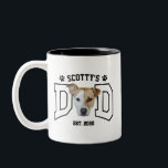 Custom Pet Photo Face for Dog Dad Cat Dad Two-Tone Coffee Mug<br><div class="desc">Celebrate the ultimate pet parent life with this custom pet photo mug! Perfect for dog moms, dog dads, cat moms, and cat dads, this personalized tee features your pet’s face, name, and “EST.” year for a totally unique gift. Great for birthdays, Mother’s Day, Father’s Day, new pet parents, or anyone...</div>