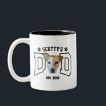 Custom Pet Photo Face for Dog Dad Cat Dad Two-Tone Coffee Mug<br><div class="desc">Celebrate the ultimate pet parent life with this custom pet photo mug! Perfect for dog moms, dog dads, cat moms, and cat dads, this personalized tee features your pet’s face, name, and “EST.” year for a totally unique gift. Great for birthdays, Mother’s Day, Father’s Day, new pet parents, or anyone...</div>