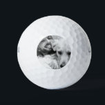 Custom Pet Photo  Golf Balls<br><div class="desc">Fun sports gift for dog lovers.</div>