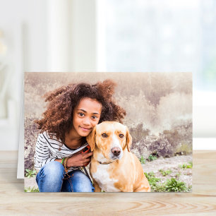 Custom Pet Photo Greeting Cards