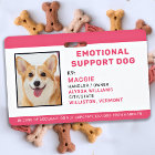 Custom Pet Photo ID Emotional Support Dog 