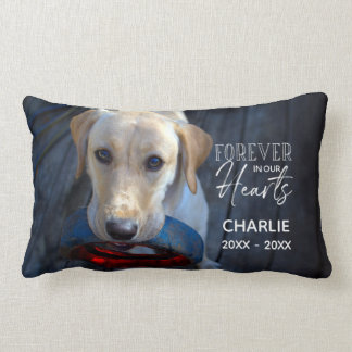 Custom Pet Photo Keepsake Lumbar Cushion