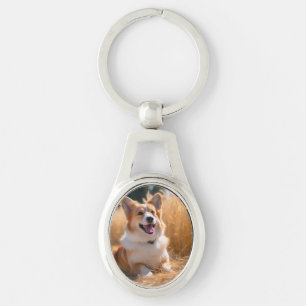 Custom Pet Photo Key Ring