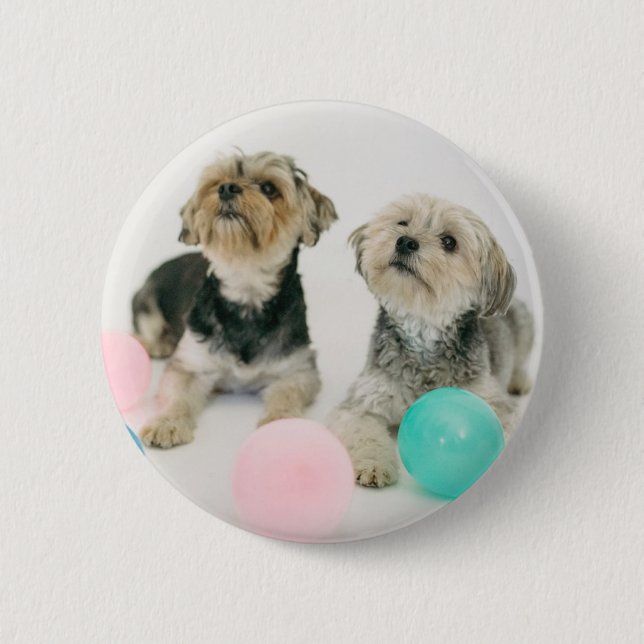 Custom Pet Photo or Any Picture Button (Front)