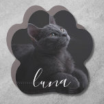 Custom Pet Photo Personalised Name Car Magnet<br><div class="desc">Personalised pet photo magnet</div>