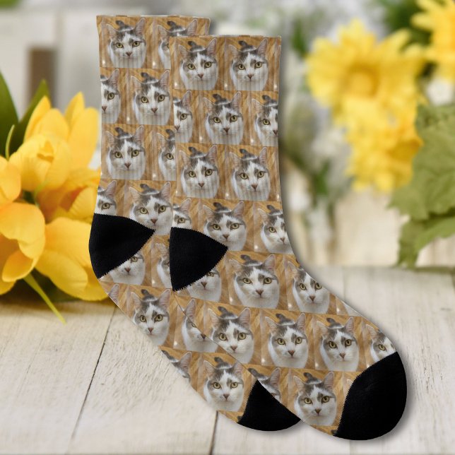 Custom Pet Photo Personalized Socks (Creator Uploaded)