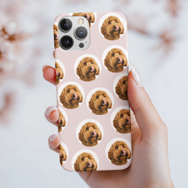 Custom Pet Photo Phone Case | Personalised Pink  (Creator Uploaded)