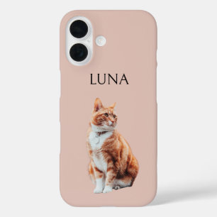 Custom Pet Photo Phone Case with Name