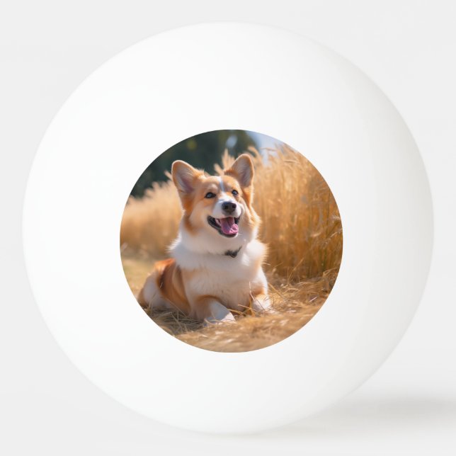 Custom Pet Photo Ping Pong Ball (Front)