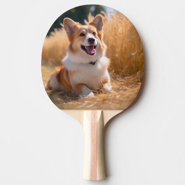 Custom Pet Photo Ping Pong Paddle (Front)