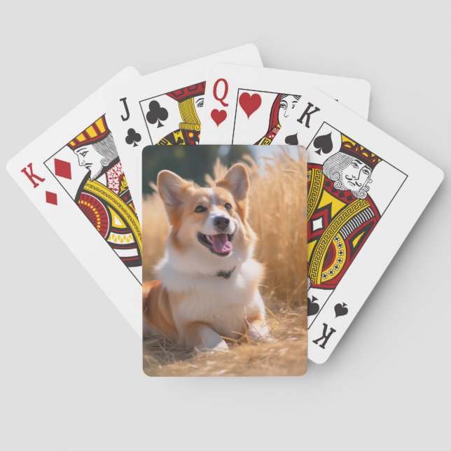 Custom Pet Photo Playing Cards (Back)