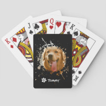 Custom Pet Photo Playing Cards with Name – Persona