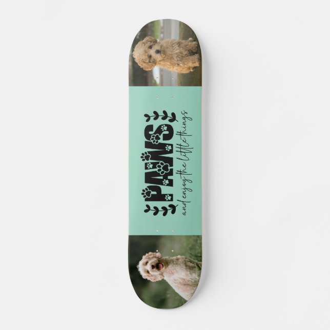 Custom Pet Photo Skateboard (Front)