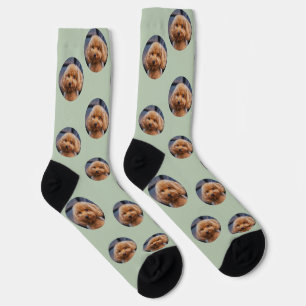 Custom Pet Photo Socks Personalised Pet Face